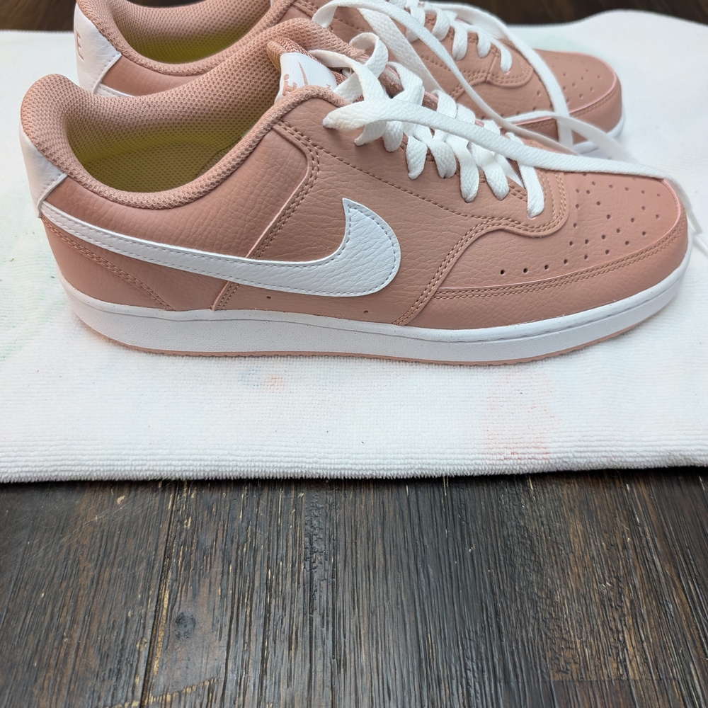 Nike Women's Blush and White Sneakers